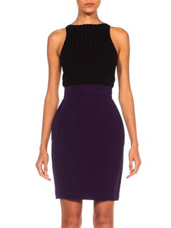 1990S THIERRY MUGLER Purple Ensemble