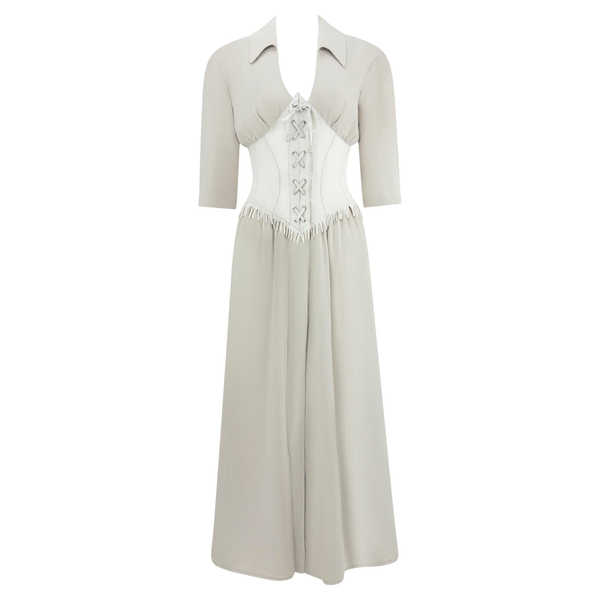 Thierry Mugler Corset Dress - 9 For Sale on 1stDibs