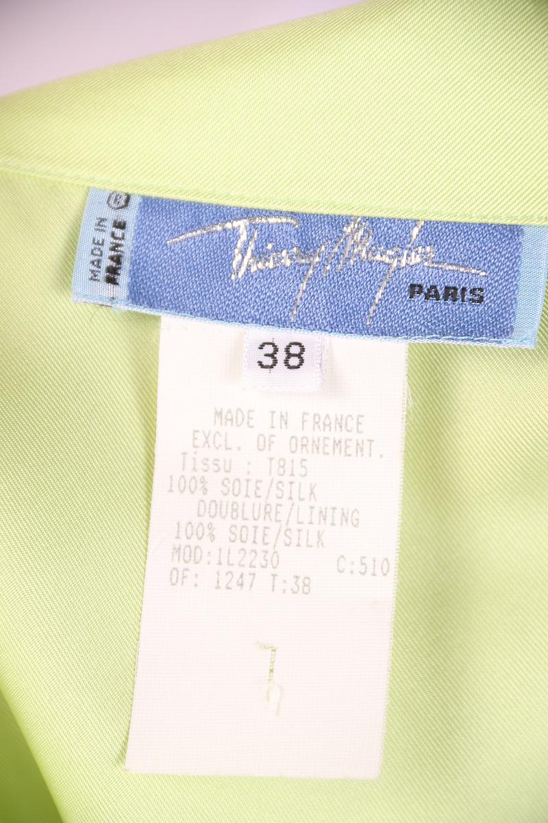 1990s Thierry Mugler vintage silk dress For Sale 3