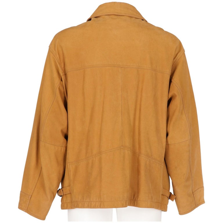 1990s Timberland Brown Vintage Leather Jacket For Sale at 1stDibs vintage timberland leather