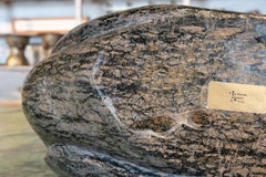 1990s Toby Govan Serpentine Marble Abstract Bird Sculpture