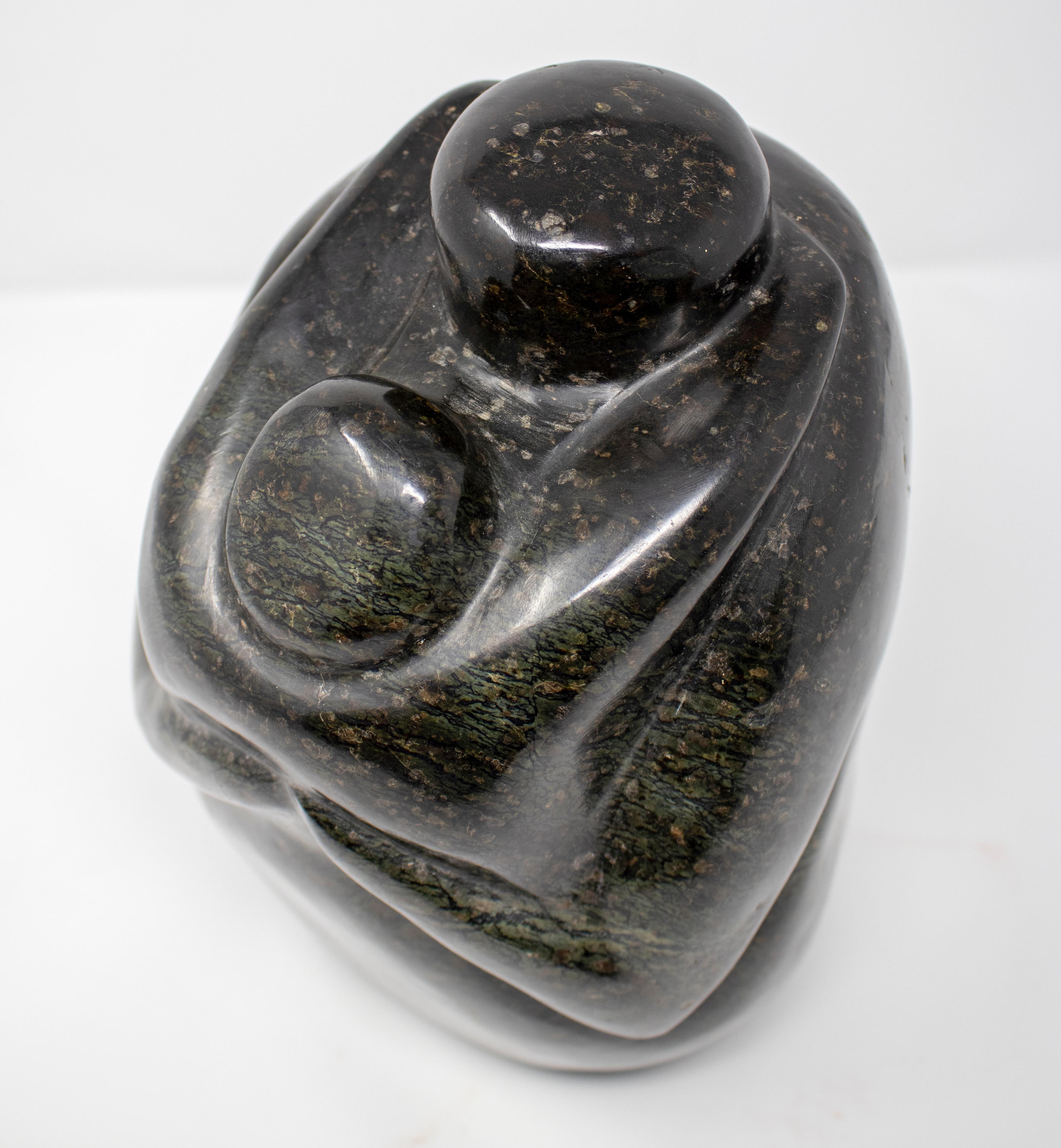 1990s Toby Govan Serpentine Marble Abstract Sculpture 4