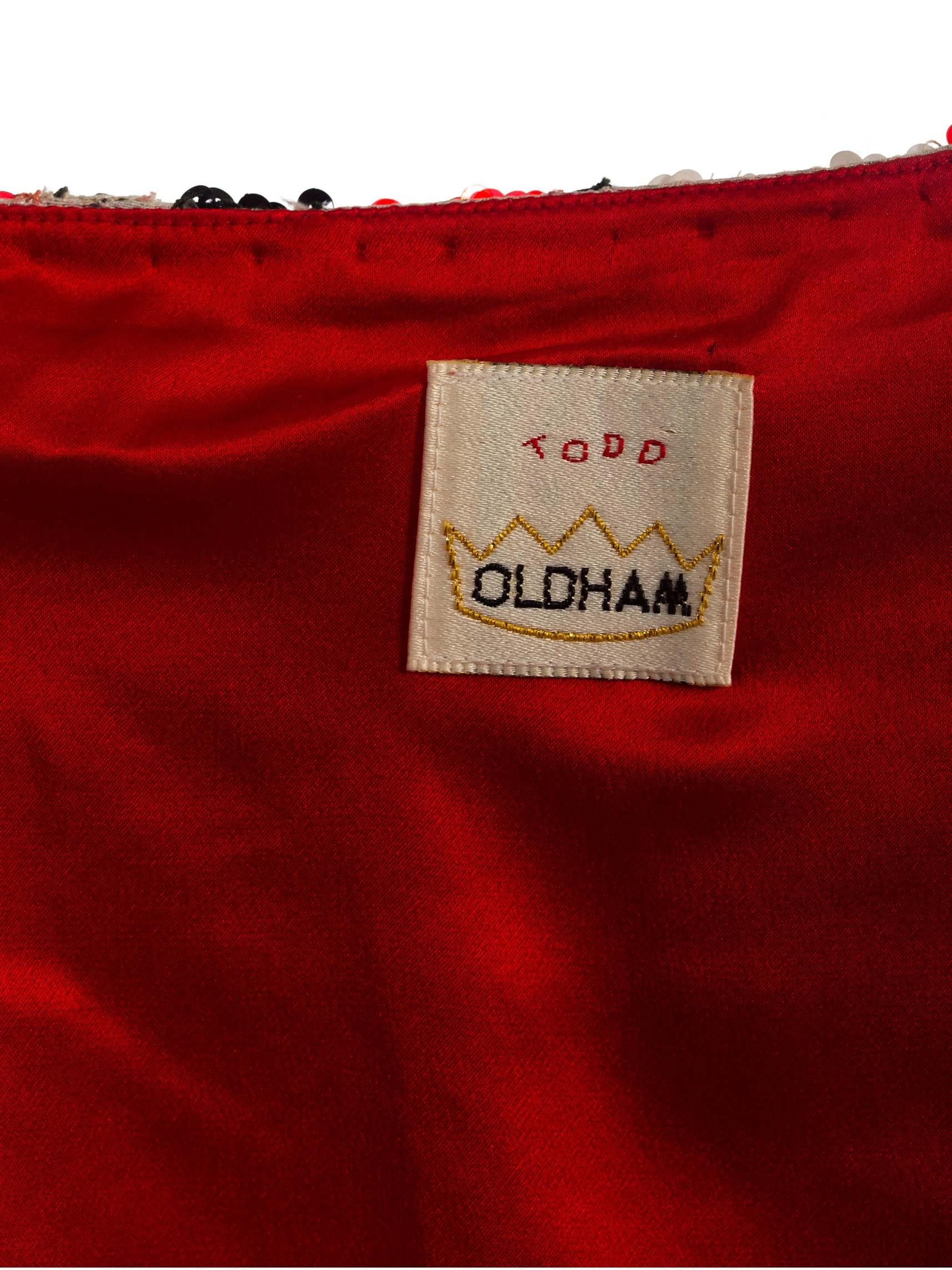 1990S TODD OLDHAM Beaded Silk Mondrian Geometric Plaid Mini Skirt 2