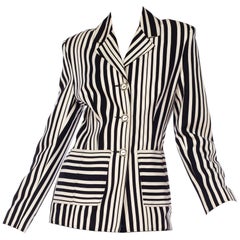 1990s Todd Oldham Op-Art Stripe Blazer