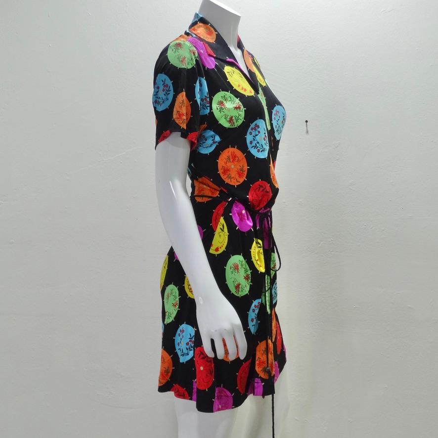 1990s Todd Oldham Wrap Dress In Good Condition In Scottsdale, AZ