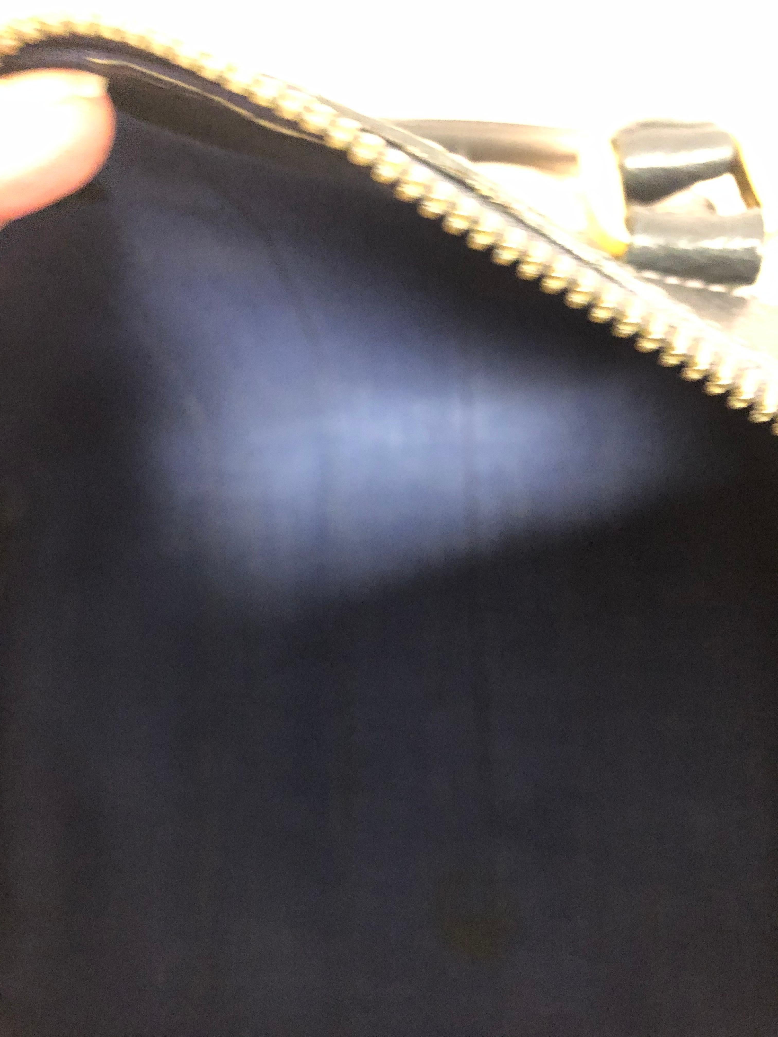 1990er Tom Ford für Gucci beschichtetem Segeltuch Monogramm Boston Tasche in Marine 2