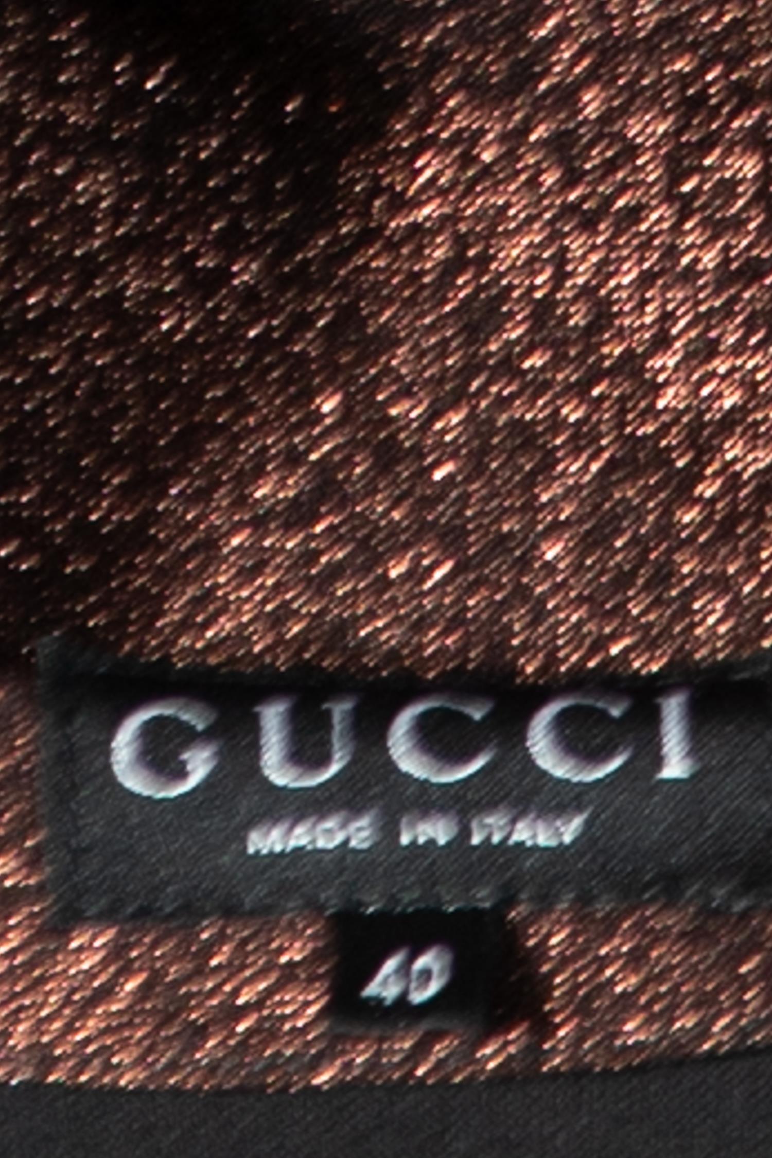 1990S TOM FORD GUCCI Metallic Bronze Poly/Lurex Stretch Strapless Cocktail Dress For Sale 5