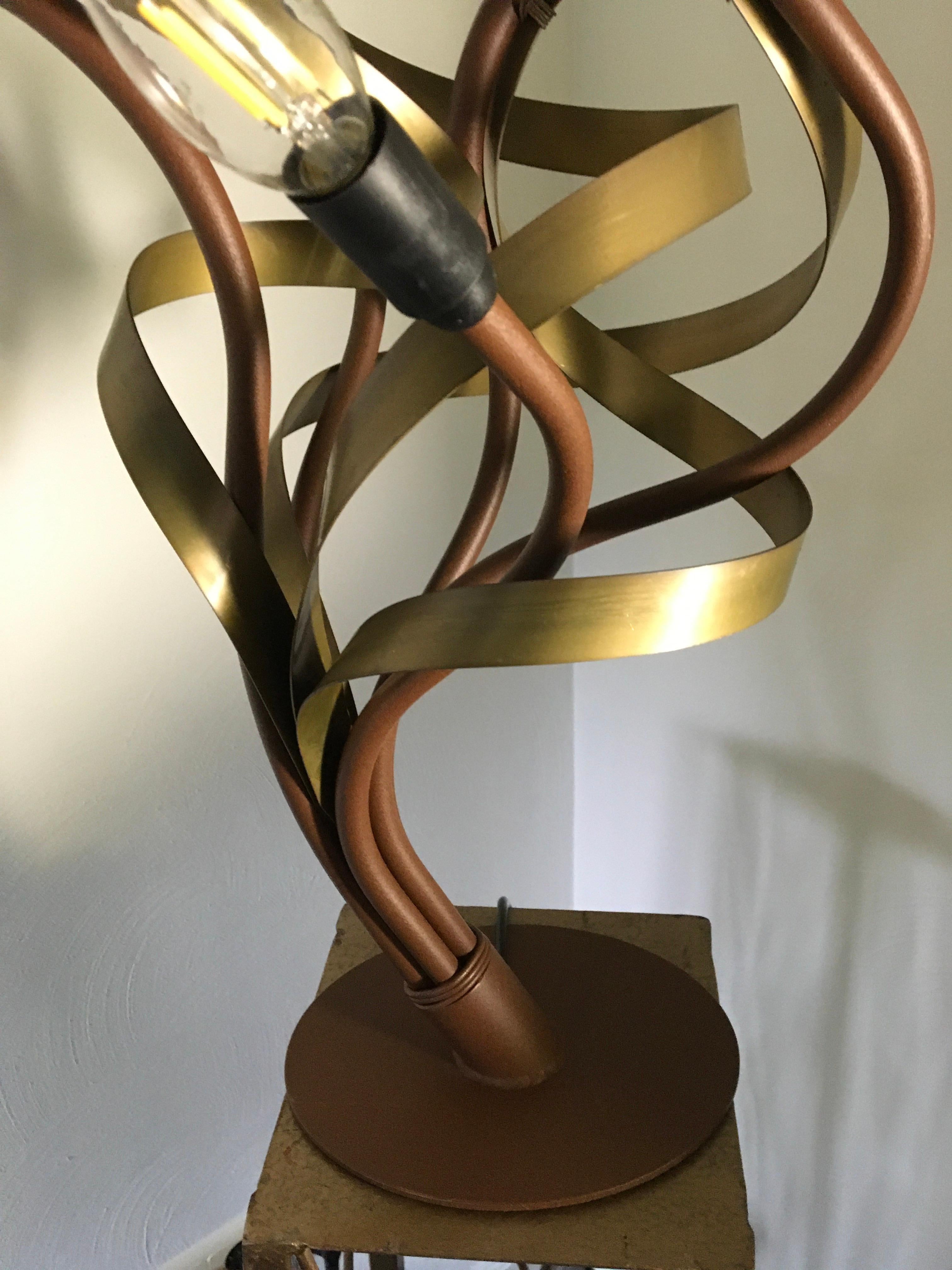 1990s Urban Metal Table Lamp Jacco Maris For Sale 6