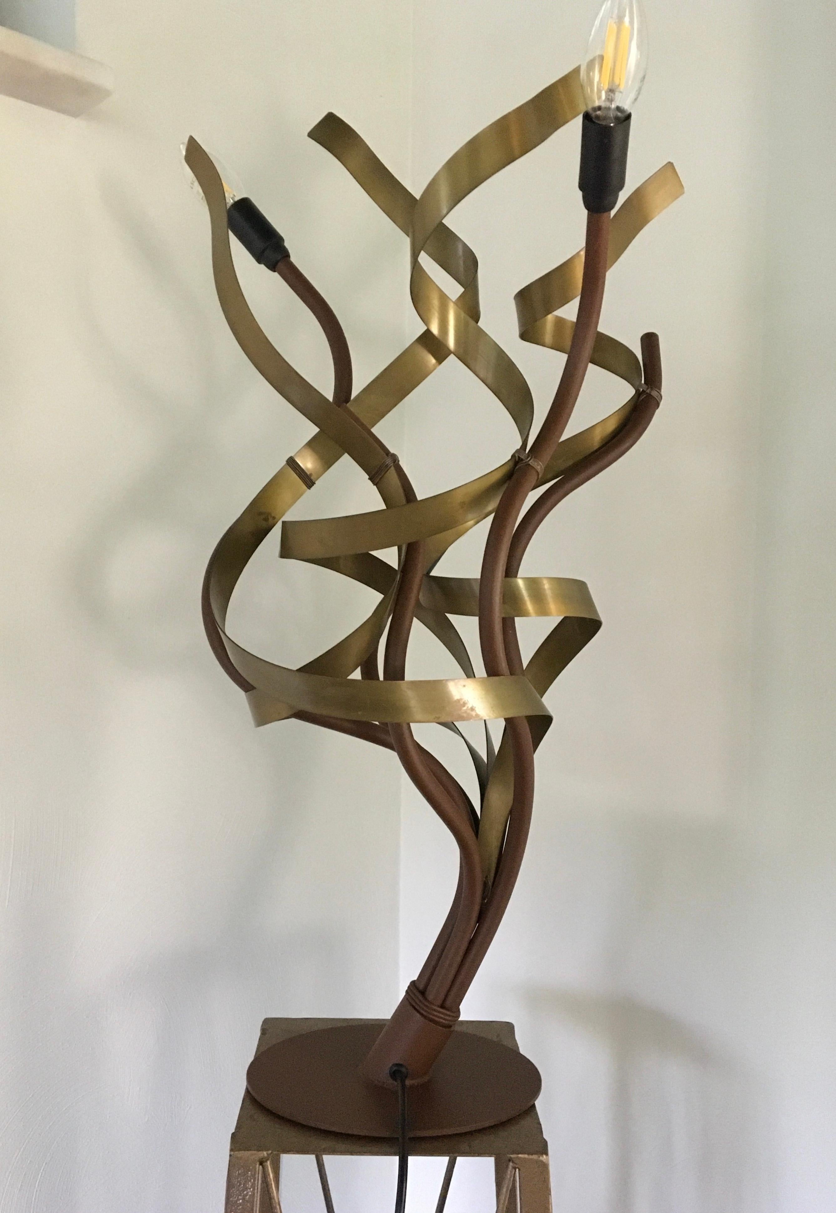 1990s Urban Metal Table Lamp Jacco Maris For Sale 10