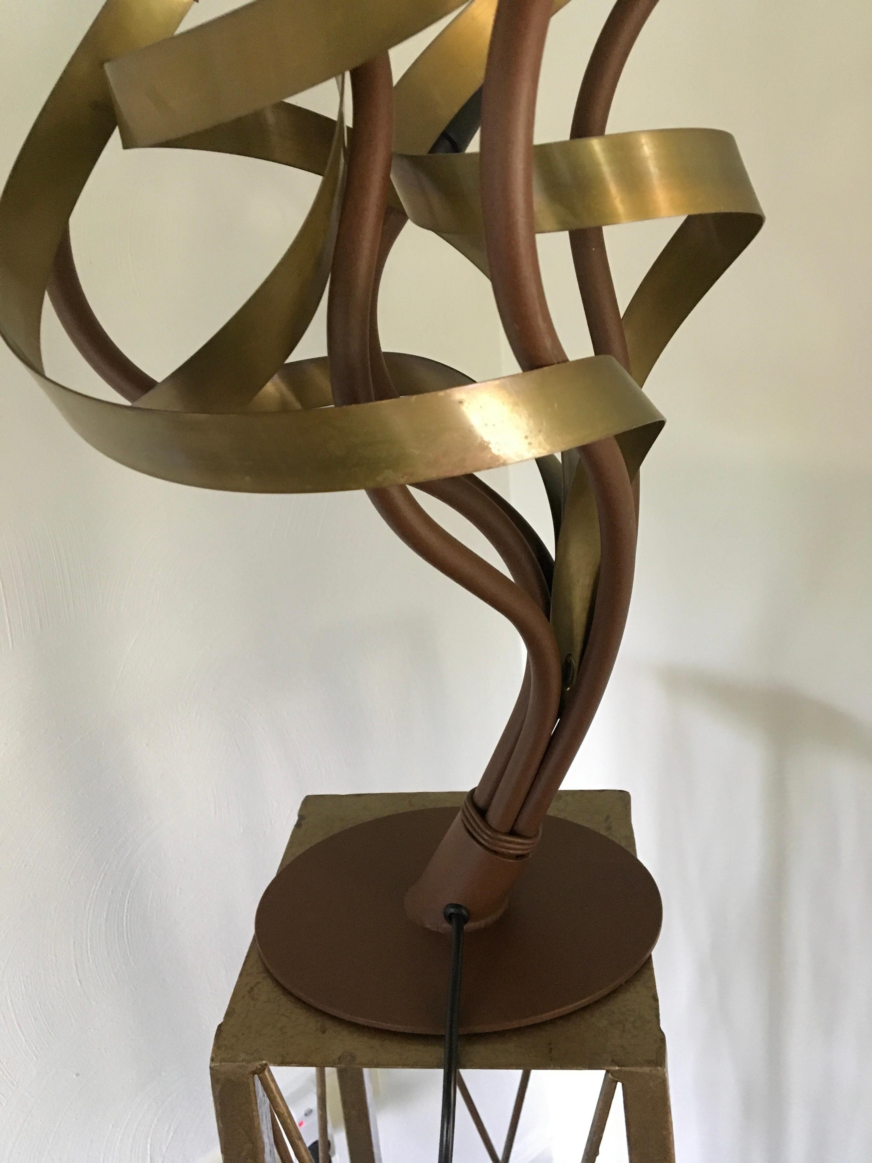 1990s Urban Metal Table Lamp Jacco Maris For Sale 12