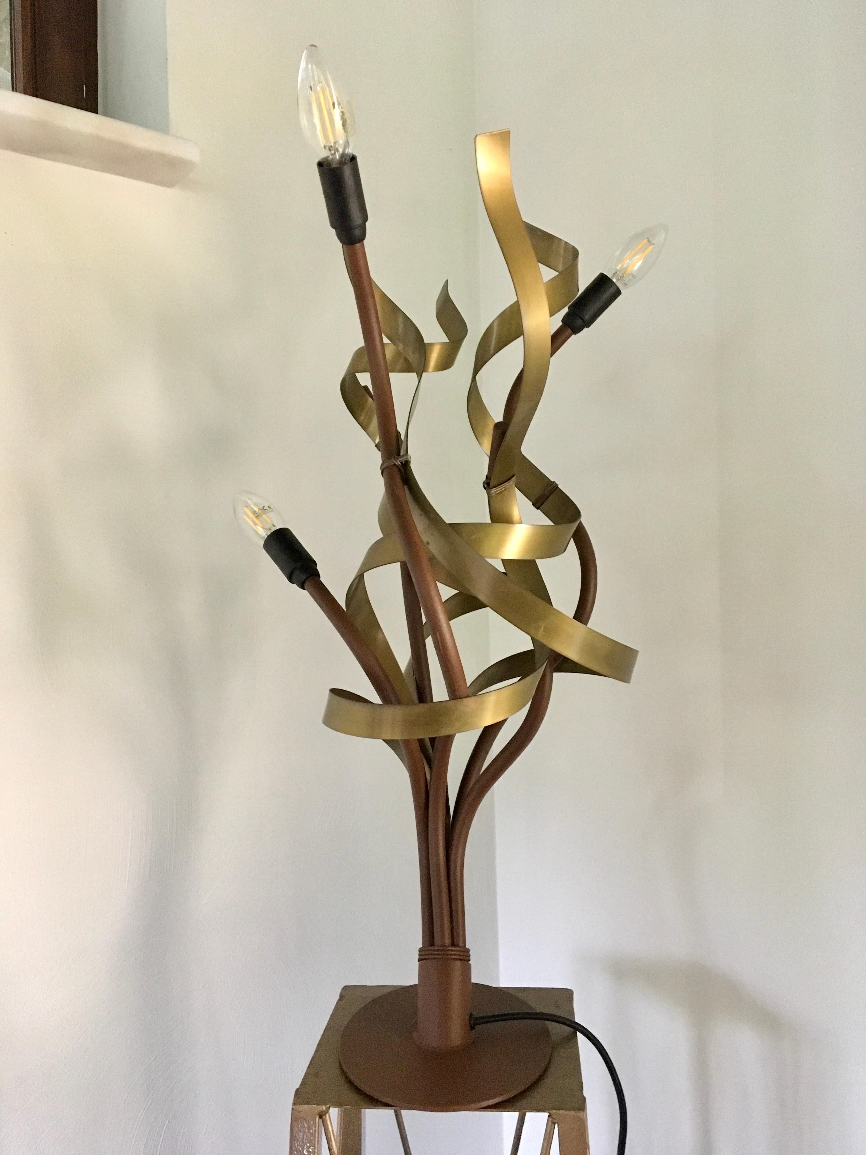 1990s Urban Metal Table Lamp Jacco Maris For Sale 13