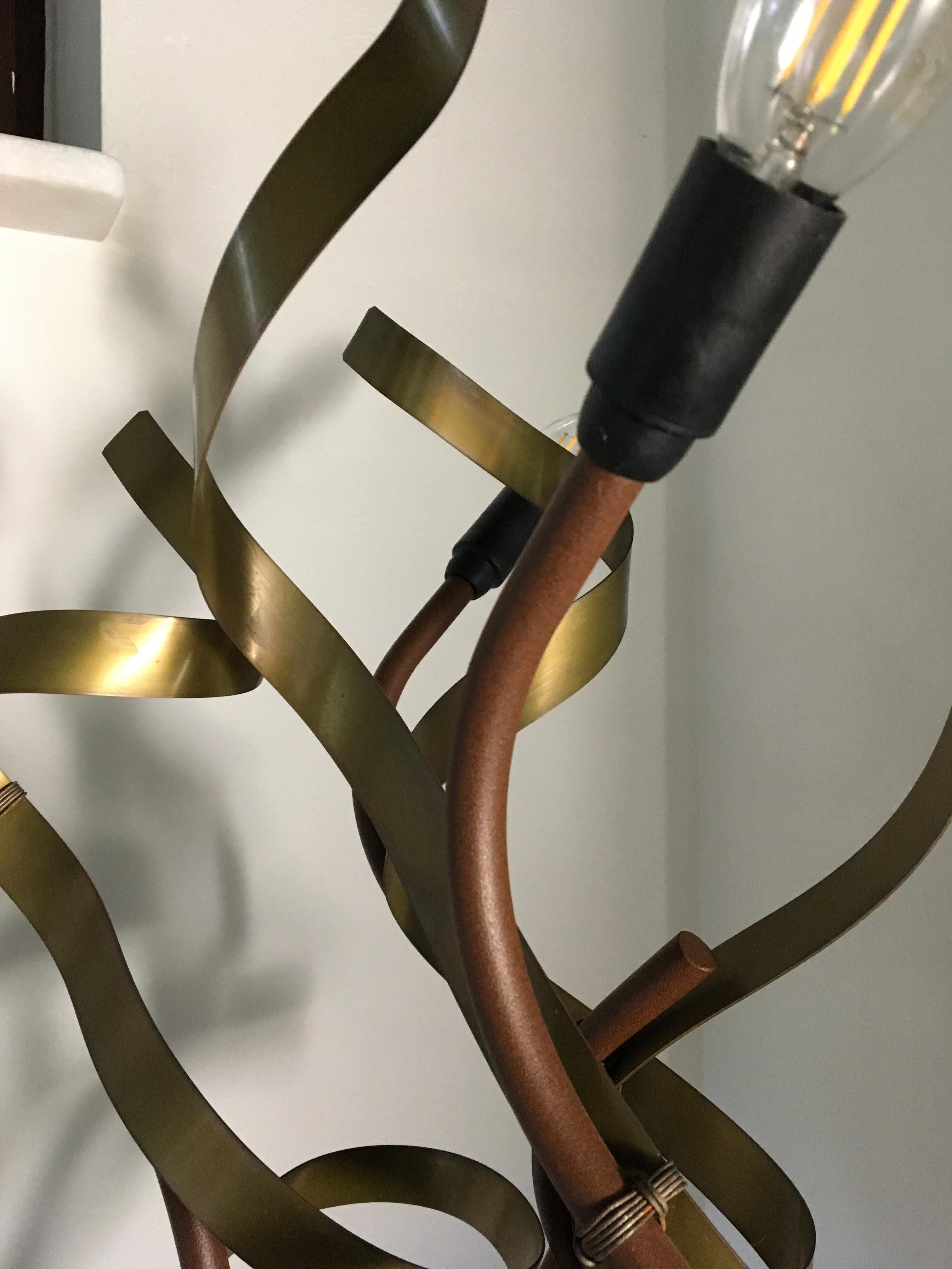 1990s Urban Metal Table Lamp Jacco Maris For Sale 1