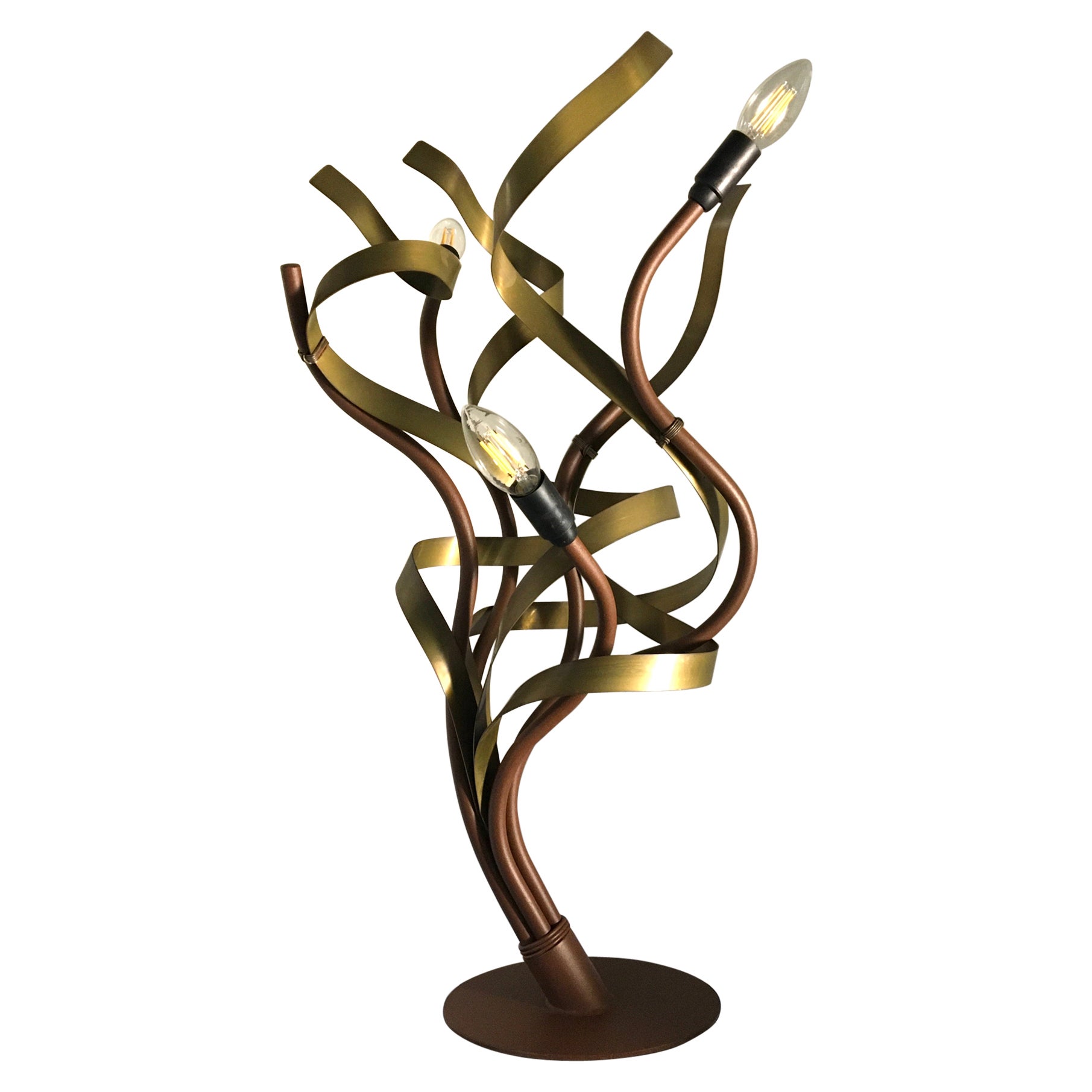 1990s Urban Metal Table Lamp Jacco Maris For Sale