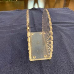 1990s US Acrylics Shell Lucite Lettter Holder