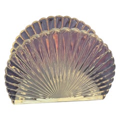 Vintage 1990s US Acrylics Shell Lucite Lettter Holder