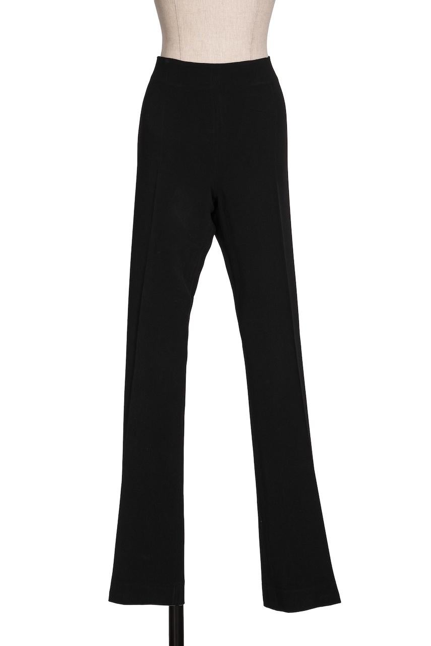 1990s VALENTINO Black Jacket & Trouser or Pant Suit For Sale 7