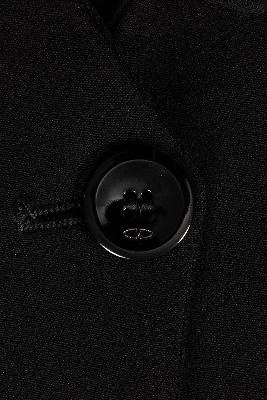 1990s VALENTINO Black Jacket & Trouser or Pant Suit For Sale 12