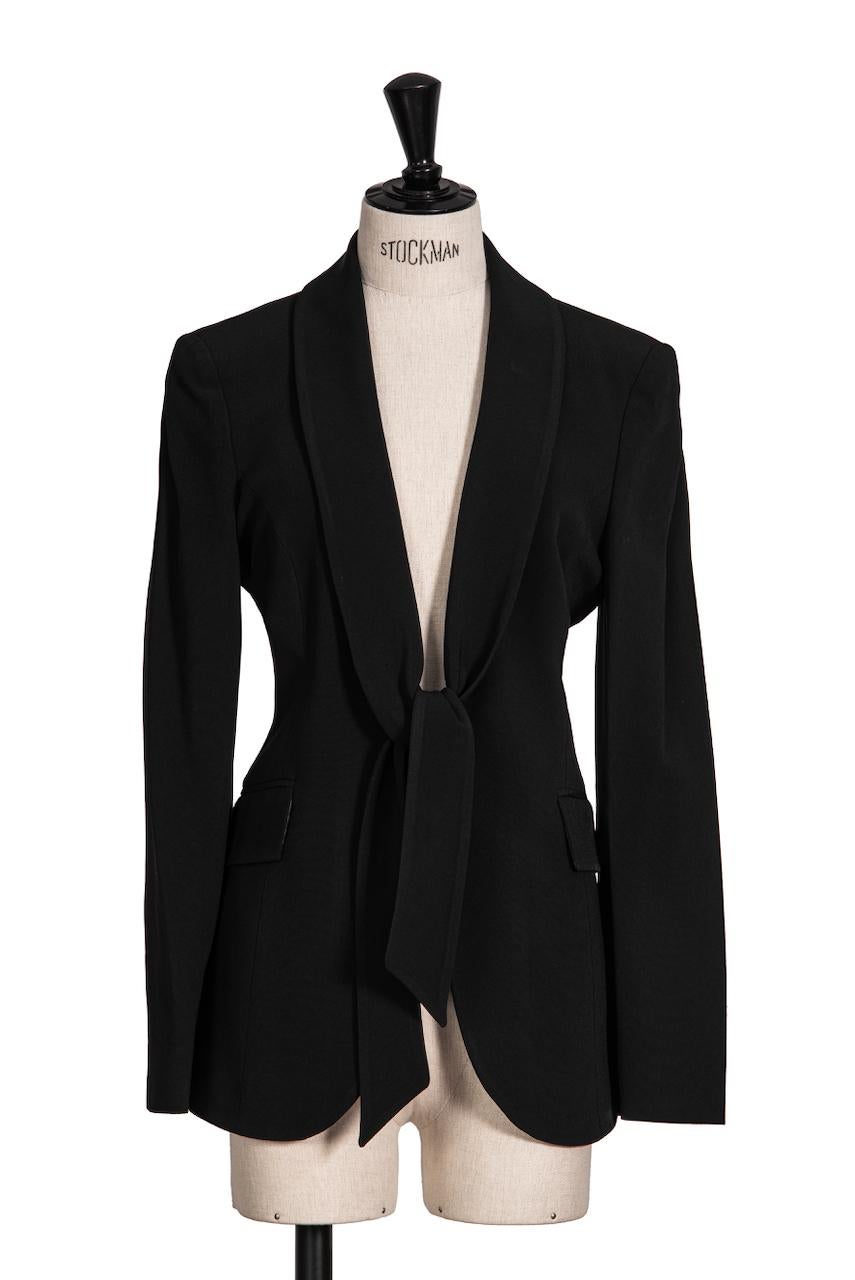 1990s VALENTINO Black Jacket & Trouser or Pant Suit For Sale 3