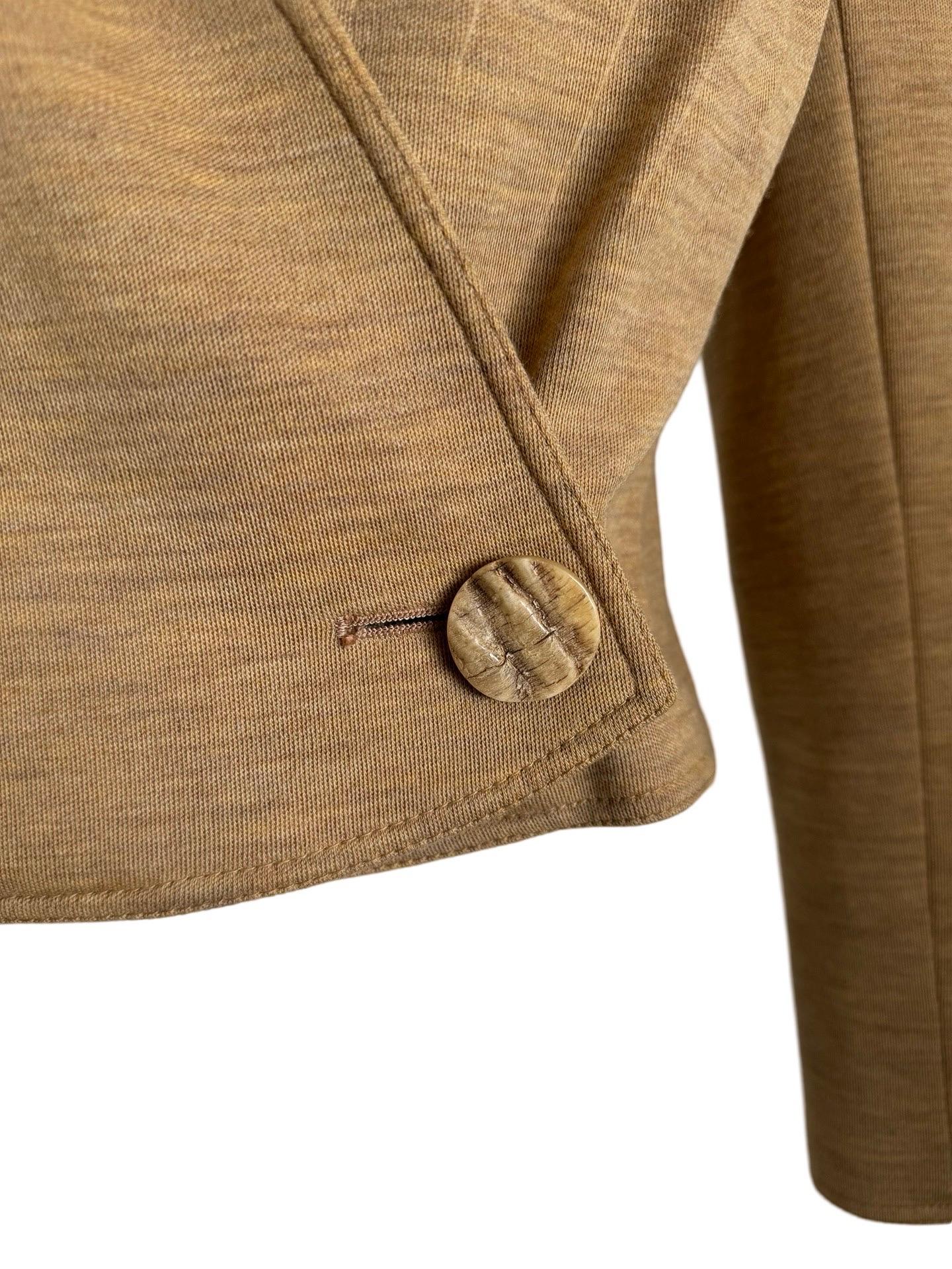1990s Valentino Pleated Cropped Jacket In Good Condition In Miami, FL