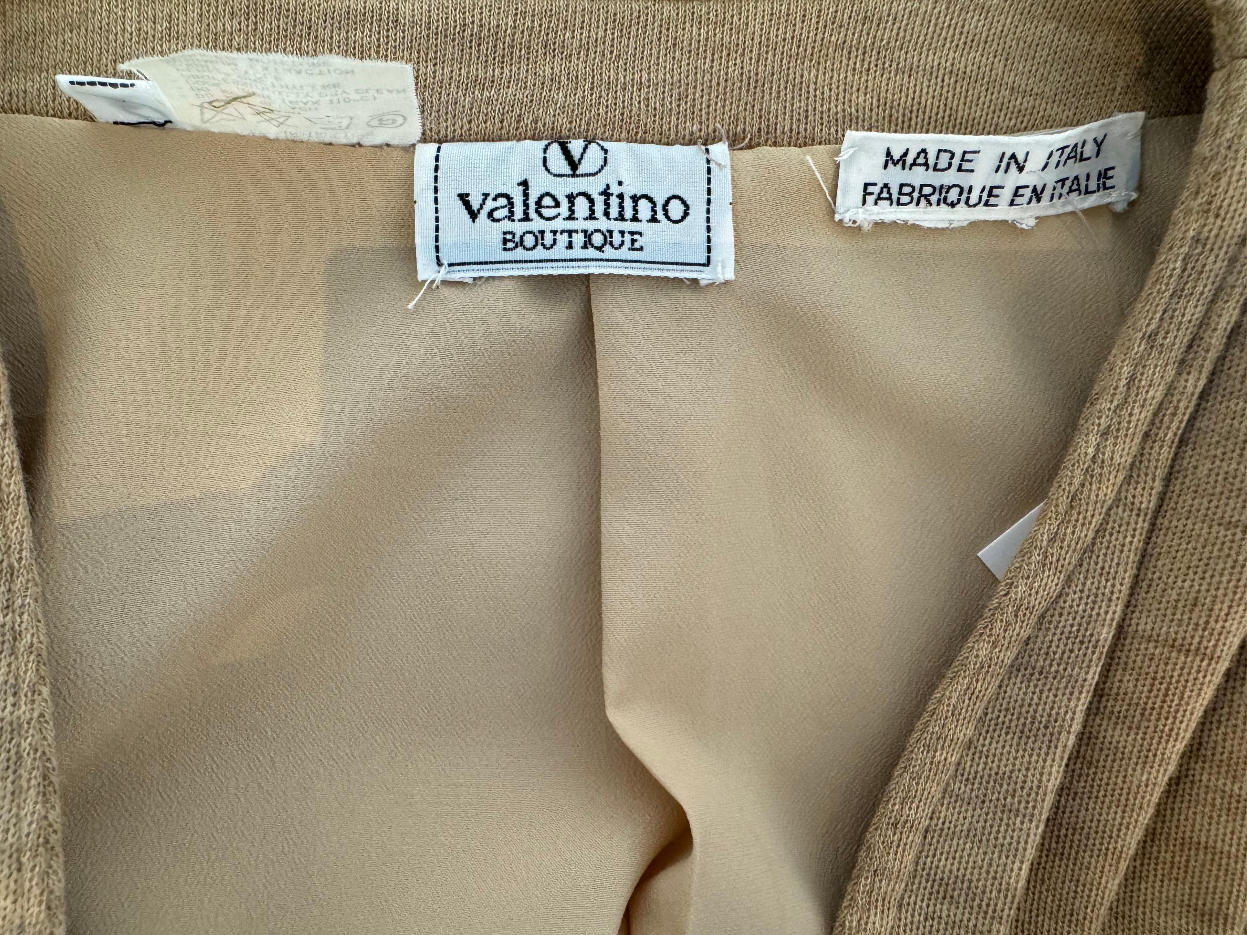 1990s Valentino Pleated Cropped Jacket 3