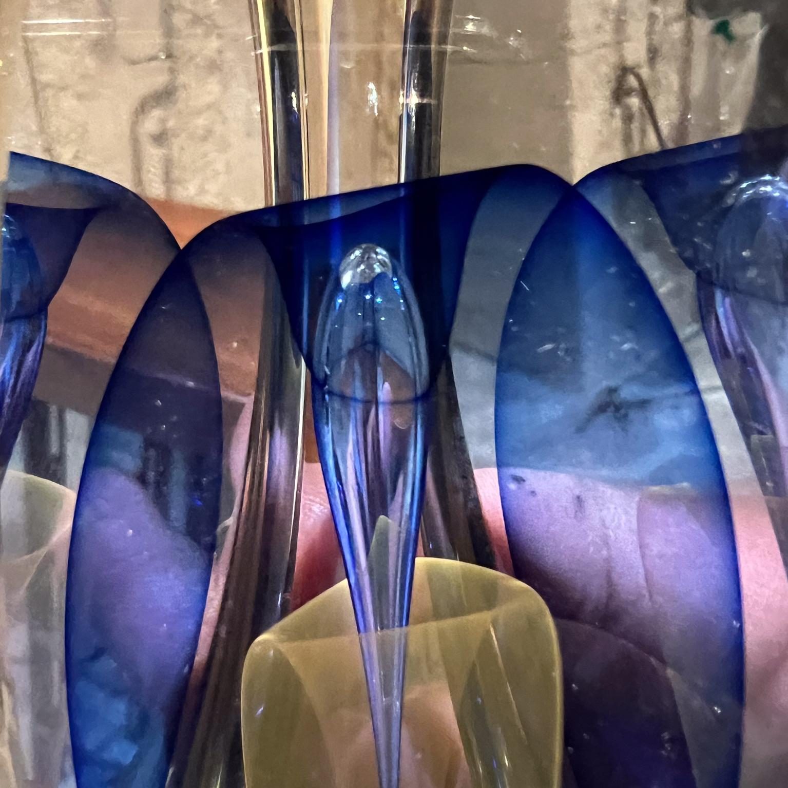 1990s Veiled Glass Art Panel Sculpture Edward Kachurik  For Sale 2