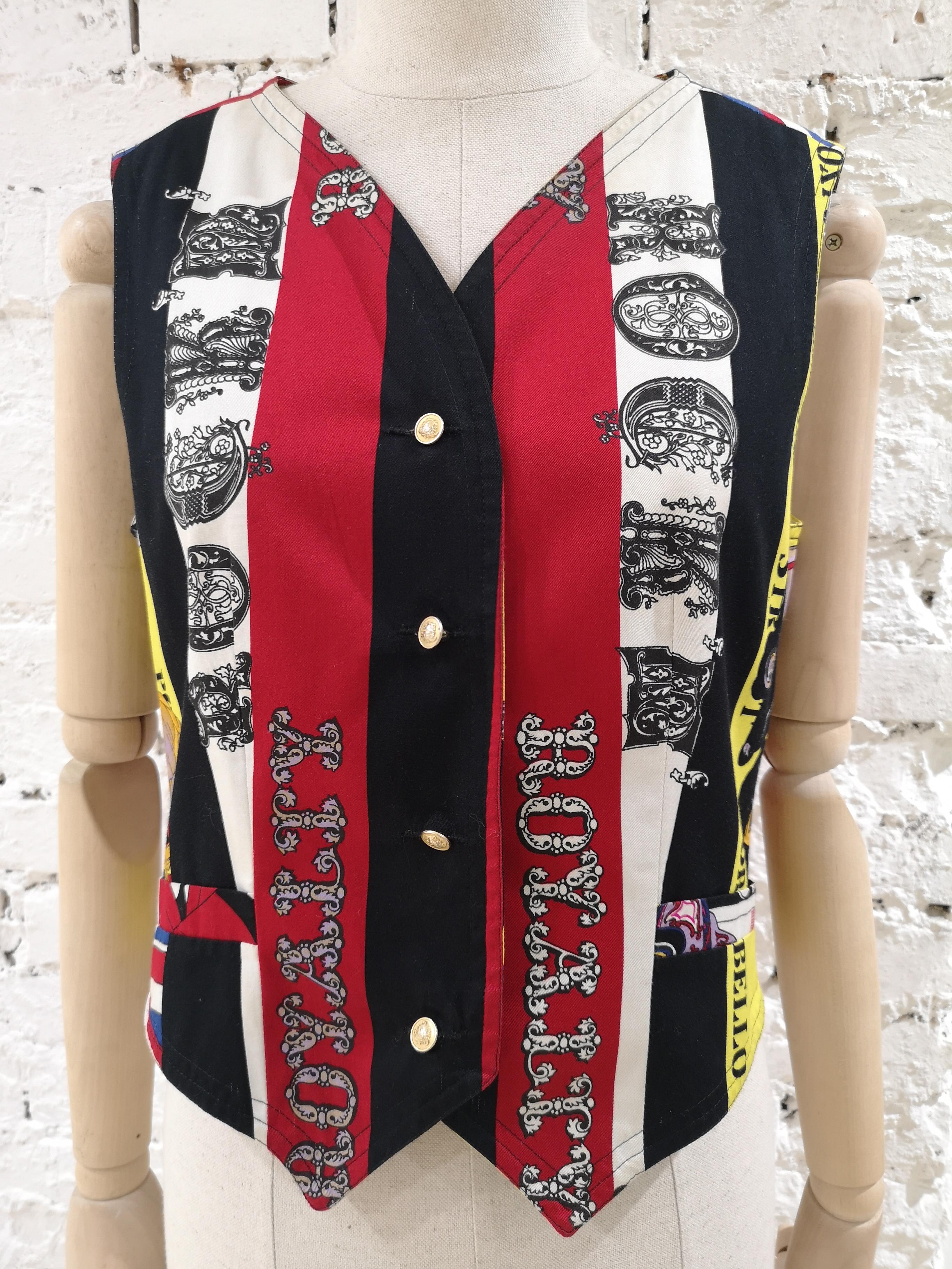 1990s Versace Beatles vest / gilet 8