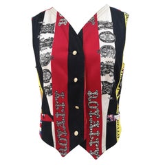 Vintage 1990s Versace Beatles vest / gilet