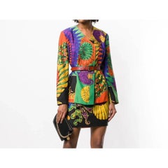 1990s Versace Fantasy Skirt Suit