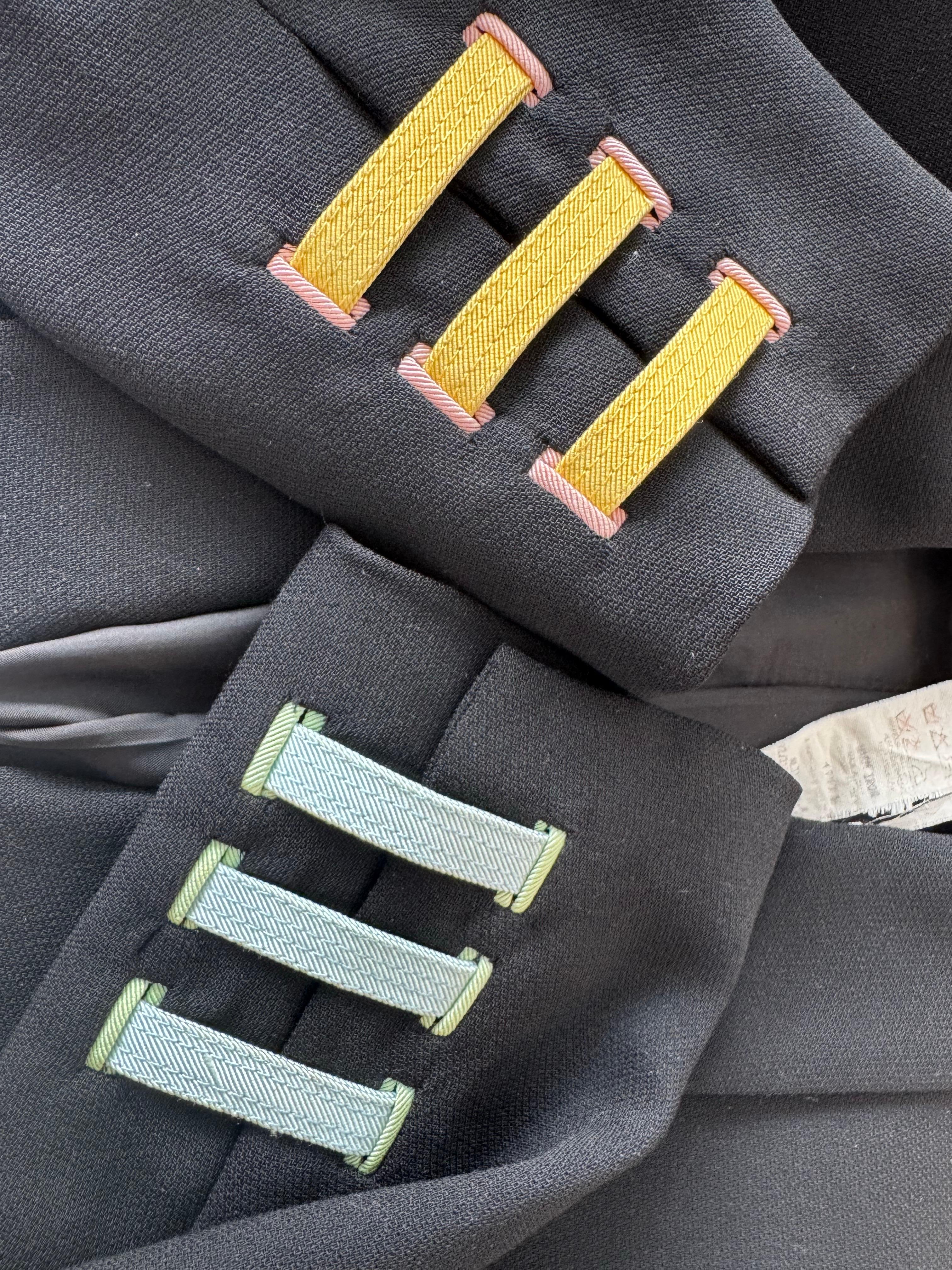 1990s Versace Instante Blazer For Sale 3