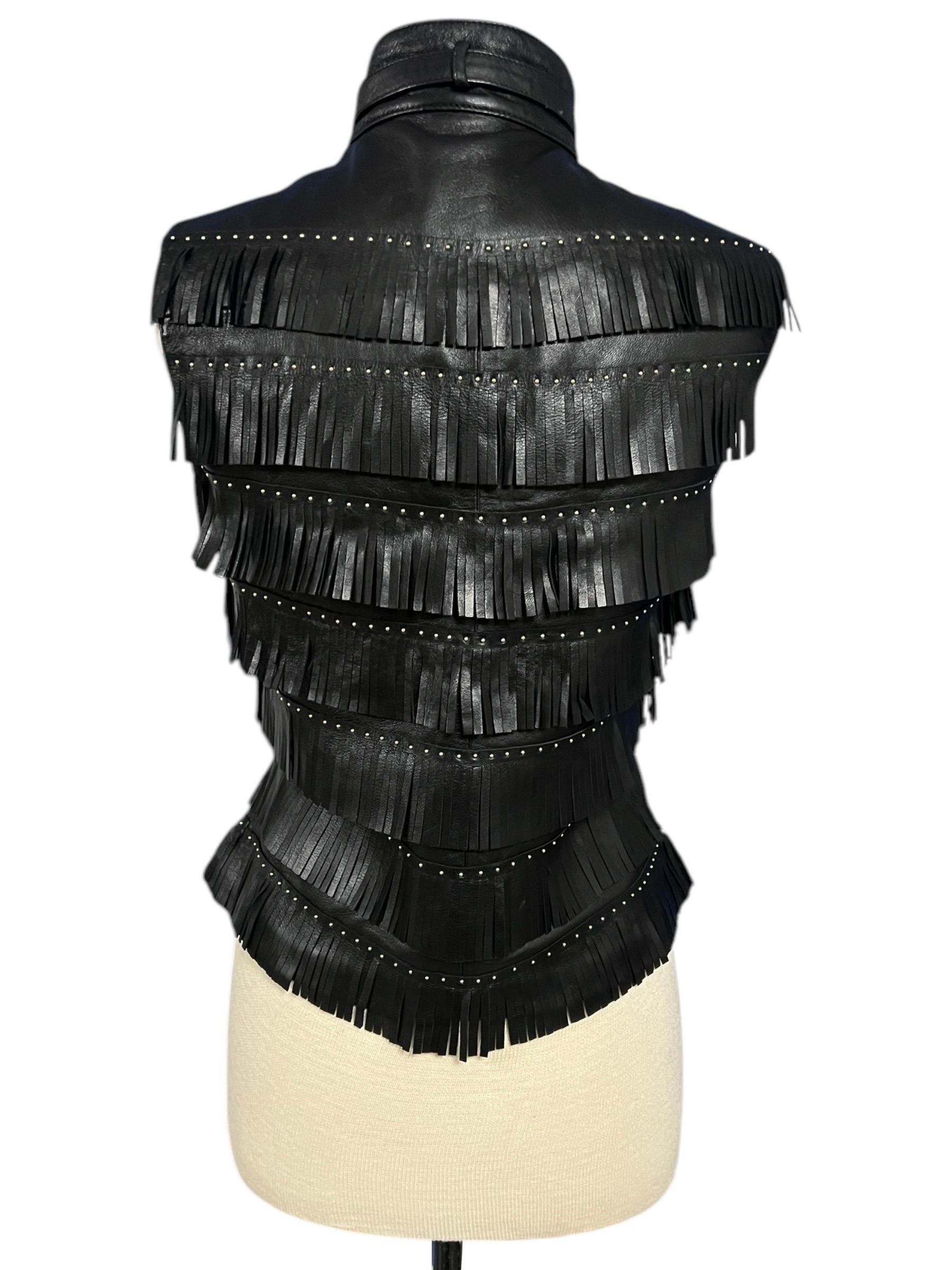 Gilet motard Versace Jeans Couture des années 1990 Pour femmes en vente