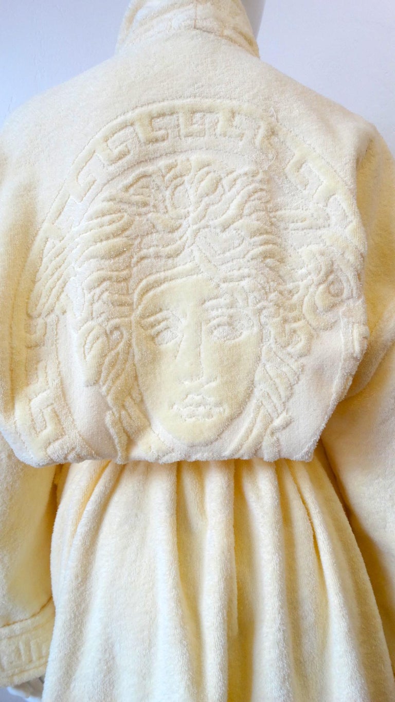 1990s Versace Medusa Head Bathrobe at 1stDibs versace medusa robe