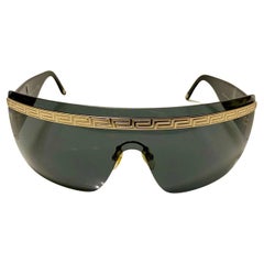 Vintage 1990s Versace Medusa Medallion Mask Sunglasses