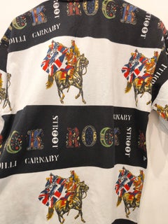 1990s Versace Piccadilly rock polo shirt size S