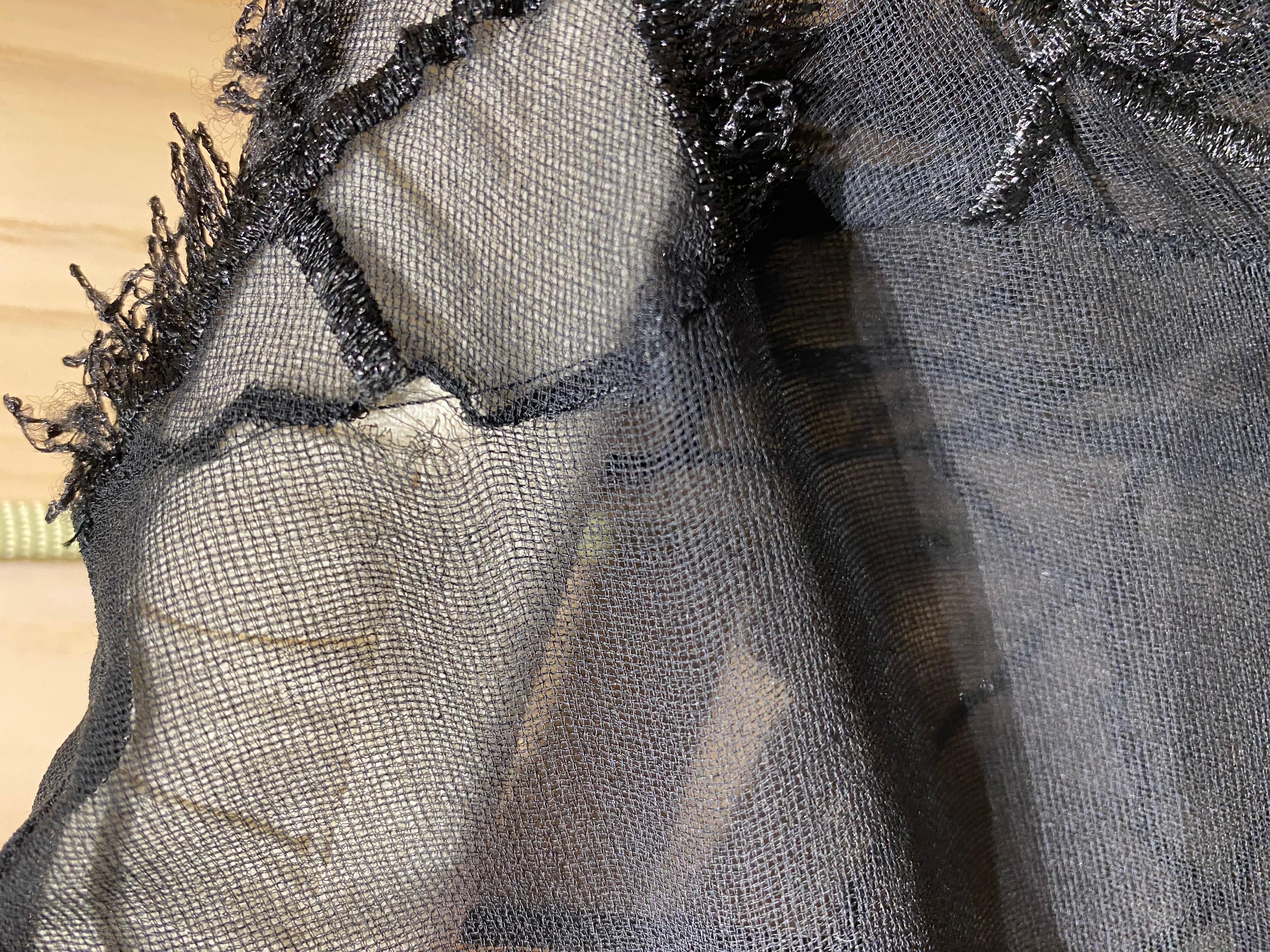 1990s Versace Versus Black Silk  Cocktail Dress 2