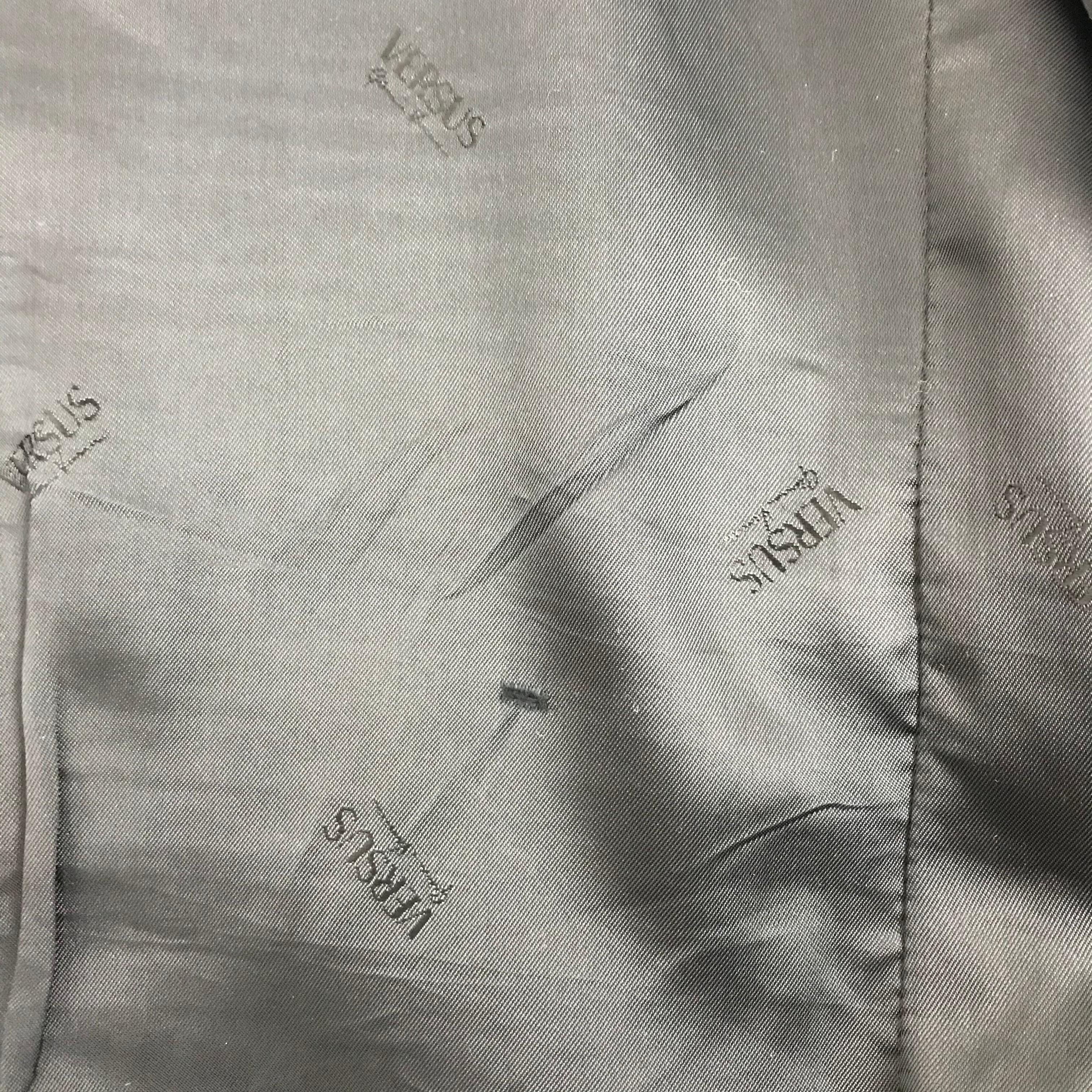 1990's Versus by Gianni Versace Leather Jacket Small 3