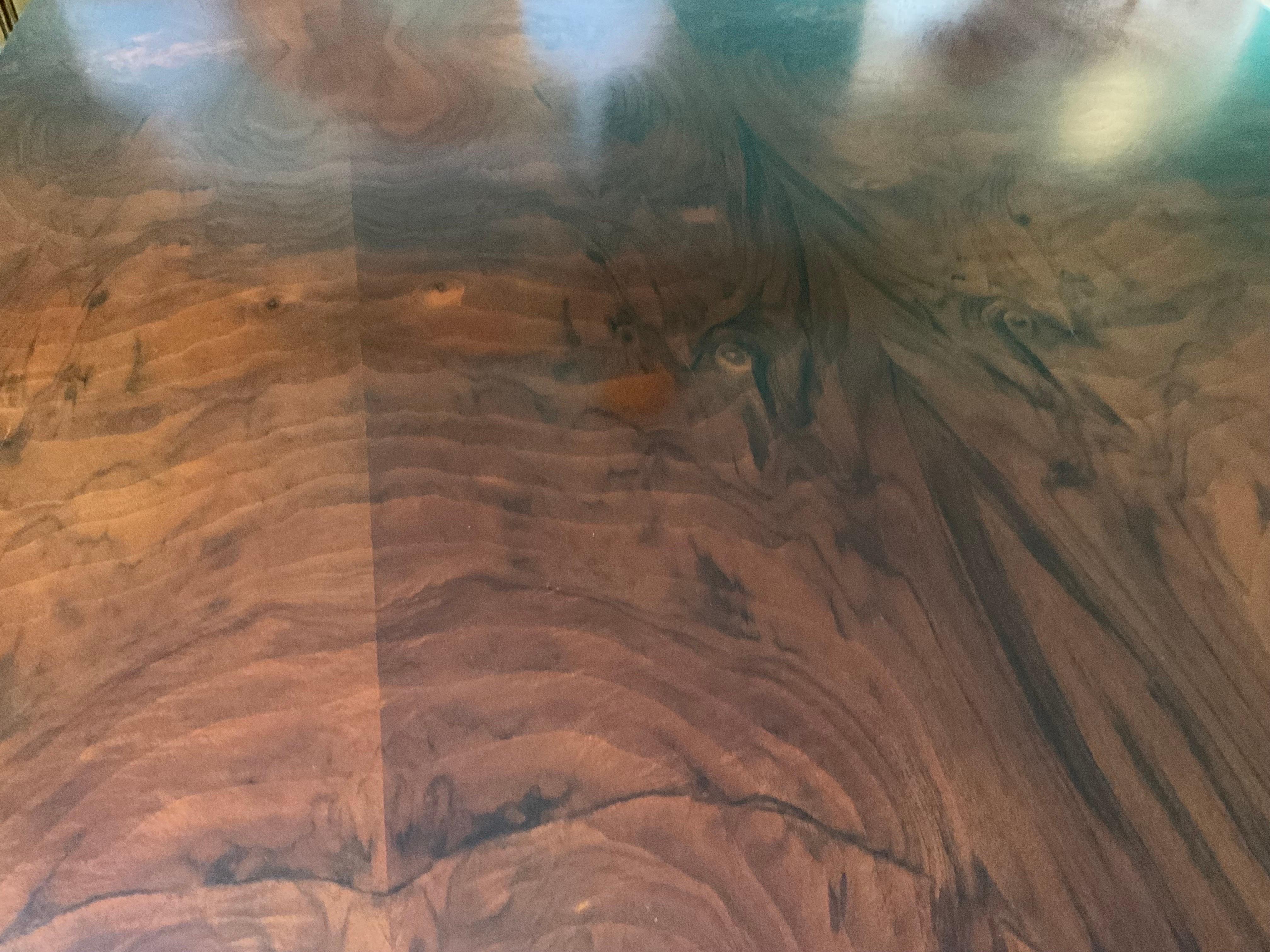 Cherry 1990s Vintage Biedermeier Oval Dining Table