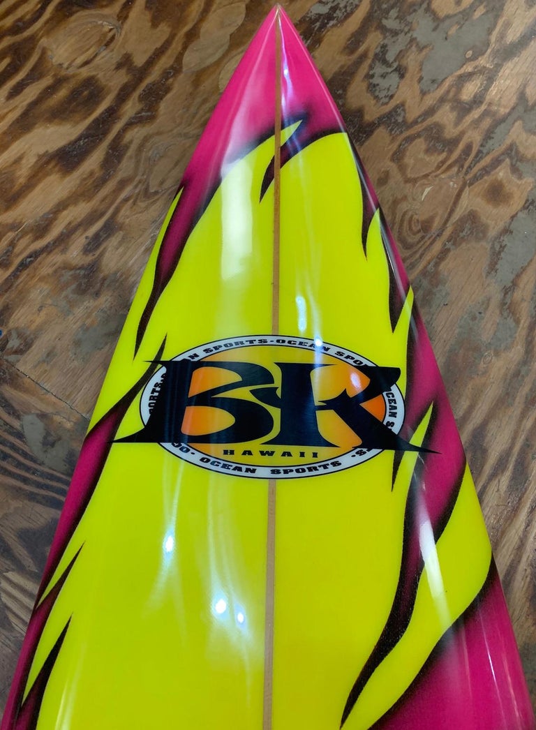 1990s Vintage BK Hawaii Surfboard by Barry Kanaiaupuni For Sale at 1stDibs