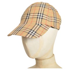 1990’s Vintage Burberry Nova Check Tartan Baseball Cap