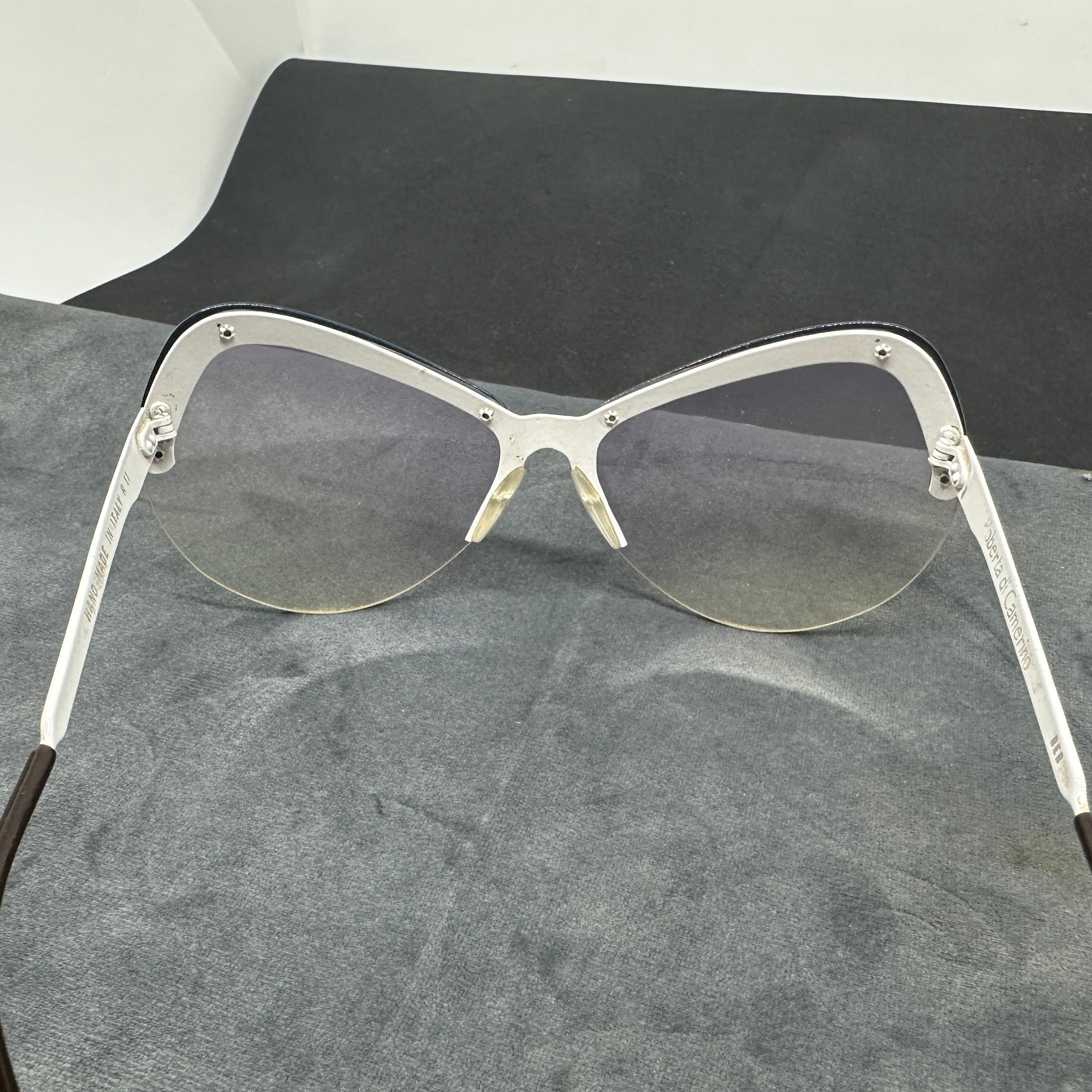 1990er Jahre Vintage Schmetterlings-Sonnenbrille von Roberta di Camerino im Angebot 1