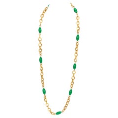 Collana Chanel vintage anni '90 in oro Greene & Greene Gripoix