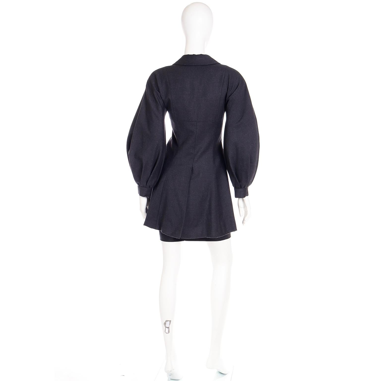 Women's 1990s Vintage Christian Dior Demi Couture Numbered Peplum Jacket and Skirt Suit For Sale