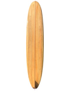 1990s Vintage Dale Velzy balsawood longboard