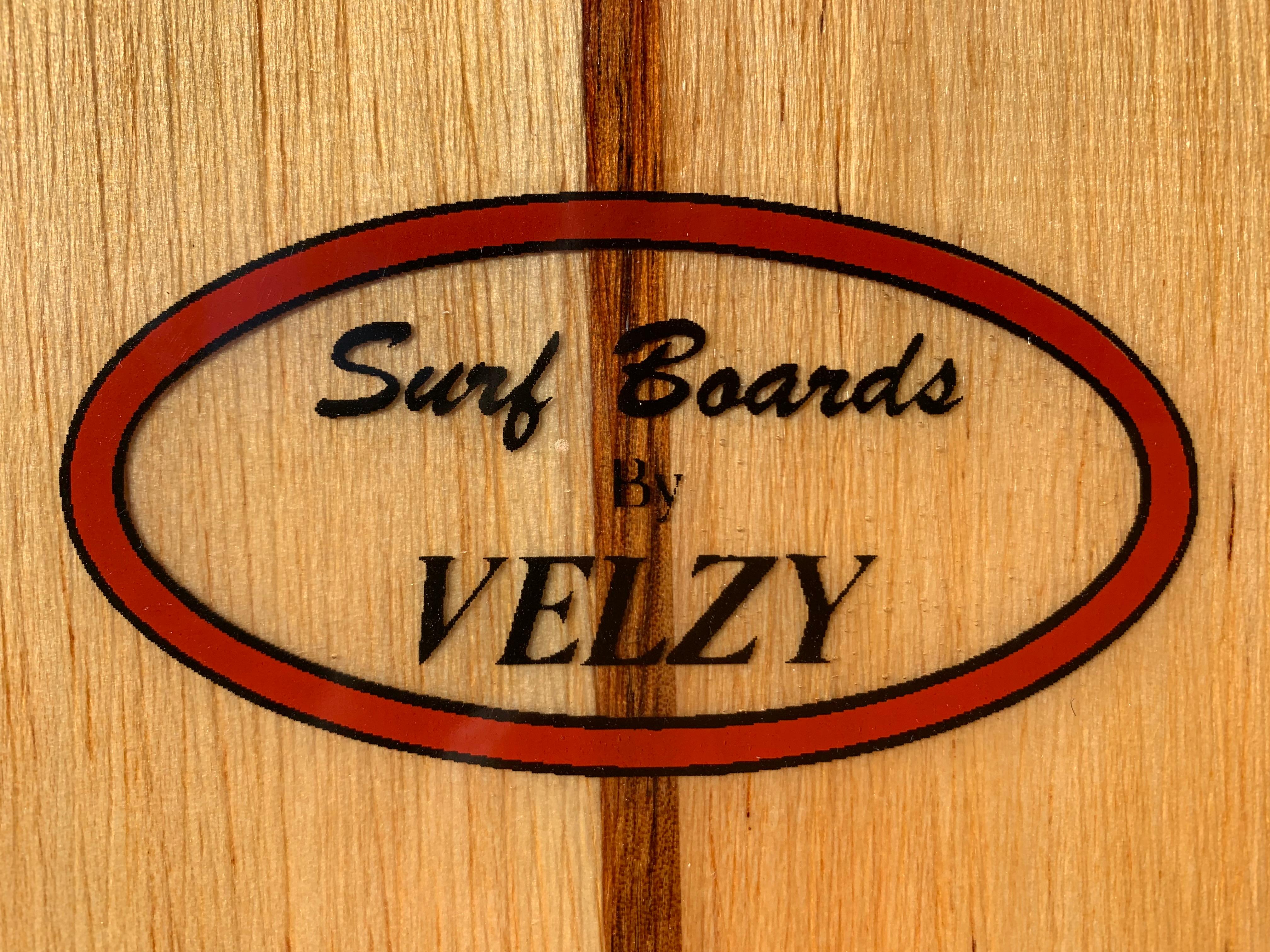 American 1990s Vintage Dale Velzy balsawood longboard  For Sale