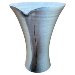 Vase vintage Dan Flat Studio Pottery des années 1990 