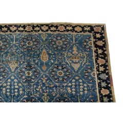 1990s Vintage Decorative Chinese Rug with Floral Design 10′2″ × 11′2″
