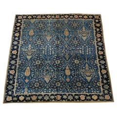 1990s Vintage Decorative Chinese Rug with Floral Design 10′2″ × 11′2″