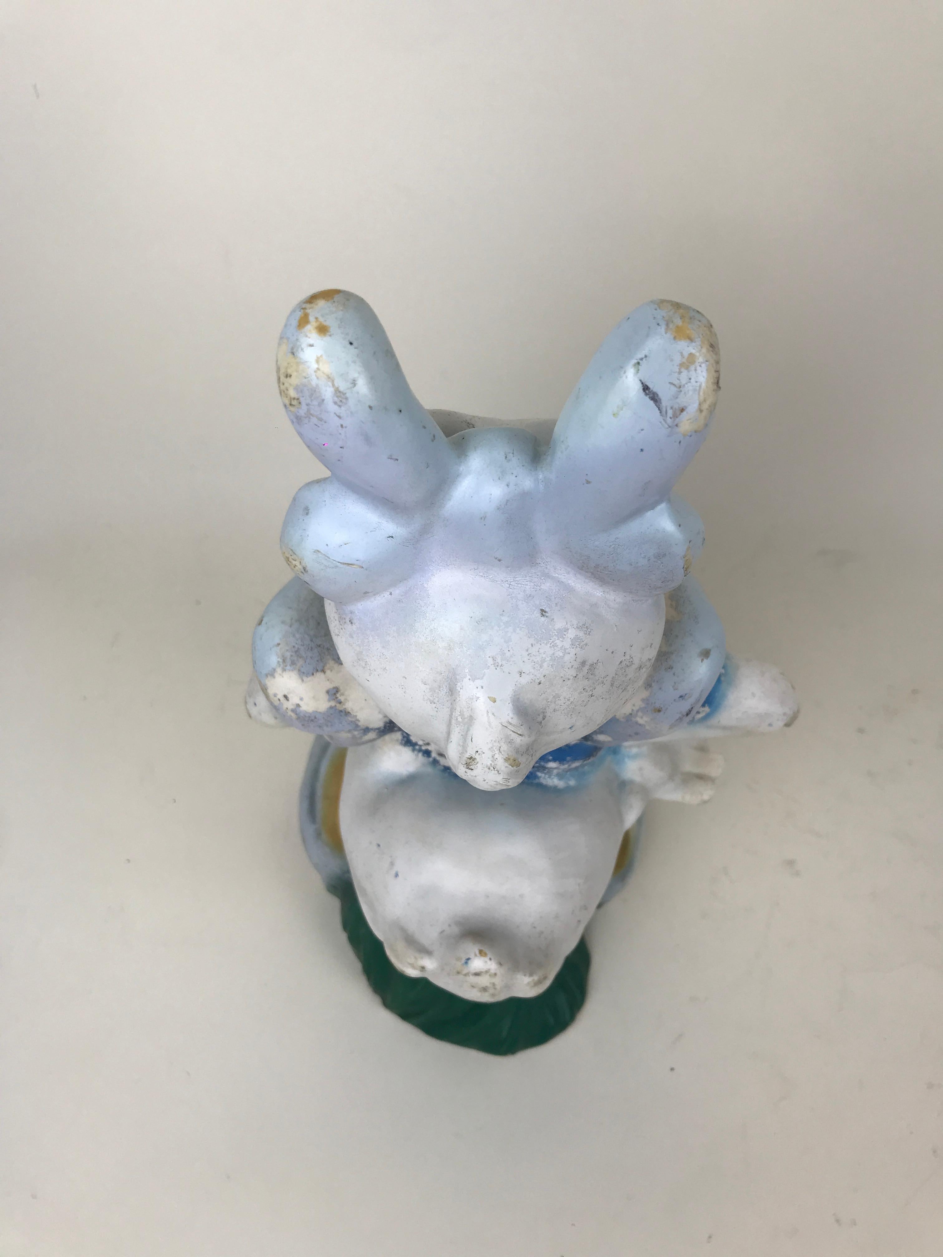 1990s Vintage Disney Daisy Duck Plastic Sculpture Made in Austria by Celloplast For Sale 1