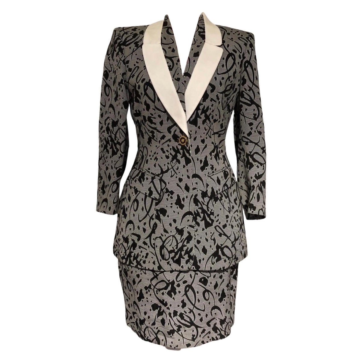 Abito vintage anni '90 con gonna di Margaretha Ley Escada