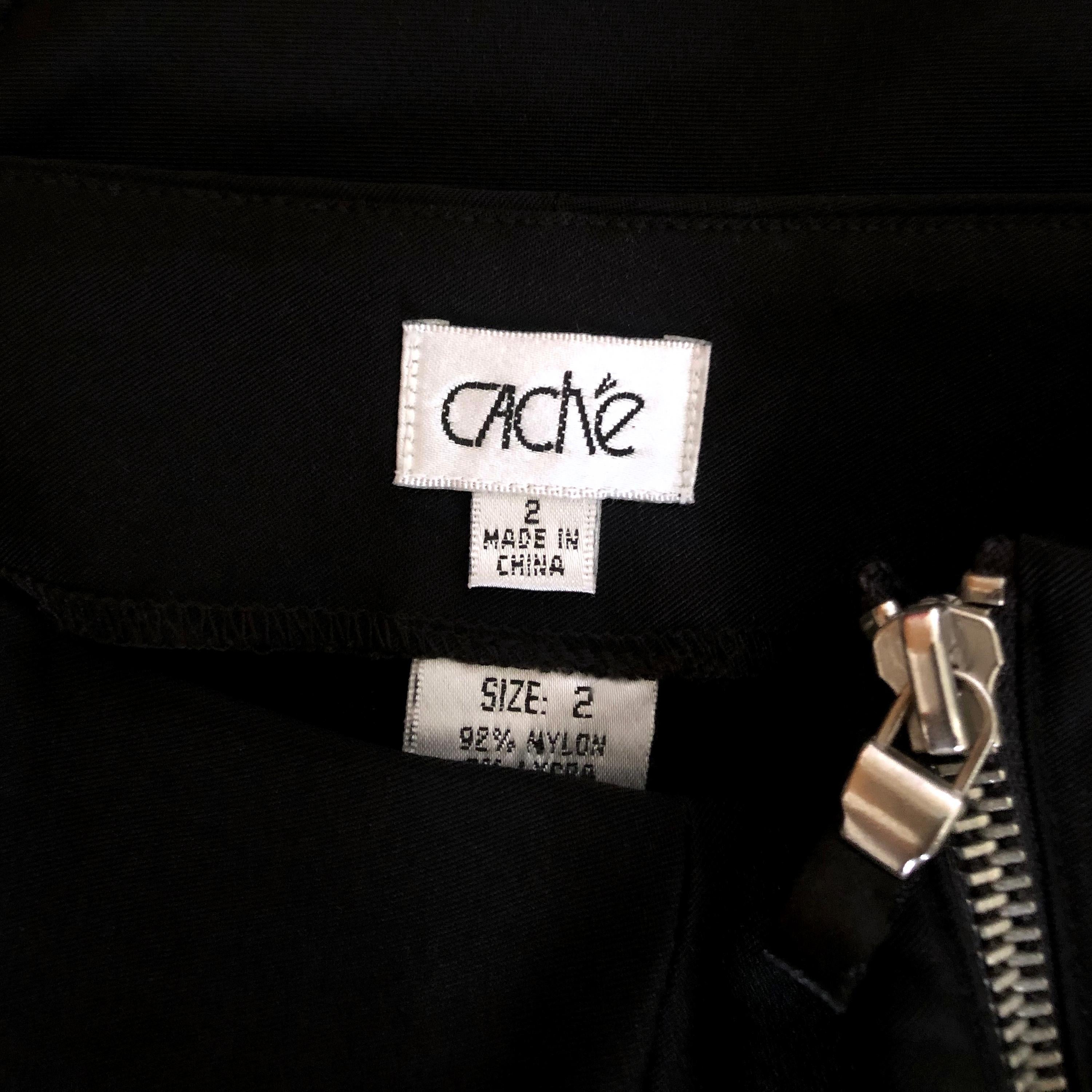 1990s Vintage - Fitted Side Zip Trousers - Double Ended Silver Side Zips For Sale 1