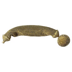 Giorgio Armani, bracelet vintage en métal doré, années 1990